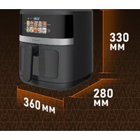 Аэрогриль (аэрофритюрница) Weissgauff WAF 726 DS Digital OptiFry - Превью изображения №20 — Интернет-магазин ПроЗаказ