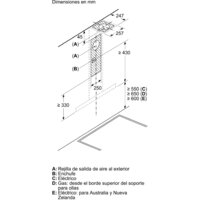 Кухонная вытяжка Bosch Serie 2 DWB66BC60 - Превью изображения №8 — Интернет-магазин ПроЗаказ