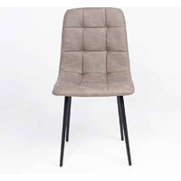 Стул Алвест AV 406-N (песочная замша Kiprus 03/черный) - Превью изображения №4 — Интернет-магазин ПроЗаказ