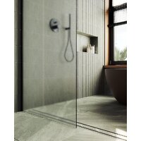 Душевая стенка MaybahGlass 119x195 MGD-688-6ш (сатин стекло/черный) - Превью изображения №7 — Интернет-магазин ПроЗаказ