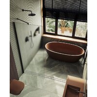 Душевая стенка MaybahGlass 119x195 MGD-688-6ш (сатин стекло/черный) - Превью изображения №6 — Интернет-магазин ПроЗаказ