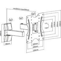 Кронштейн для телевизора Ultramounts UM899 (черный) - Превью изображения №10 — Интернет-магазин ПроЗаказ