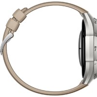 Умные часы Huawei Watch GT 6 Pro 46 мм (серебристый, с коричневым плетеным ремешком, международная версия) - Превью изображения №6 — Интернет-магазин ПроЗаказ