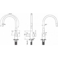 Смеситель Paulmark Salix Sa213419-NI (черный/никель) - Превью изображения №4 — Интернет-магазин ПроЗаказ
