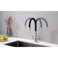 Смеситель Paulmark Salix Sa213419-NI (черный/никель) - Превью изображения №3 — Интернет-магазин ПроЗаказ