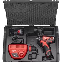 Дрель-шуруповерт Milwaukee M12 BDDXKIT-202C 4933447836 (с 2-мя АКБ, кейс) - Превью изображения №7 — Интернет-магазин ПроЗаказ