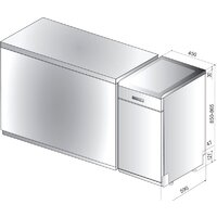 Отдельностоящая посудомоечная машина Whirlpool WSFO 3T125 6PC X - Превью изображения №2 — Интернет-магазин ПроЗаказ