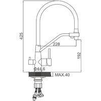 Смеситель Ledeme L74855-2 - Превью изображения №2 — Интернет-магазин ПроЗаказ