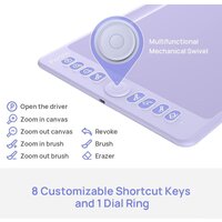 Графический планшет Parblo Intangbo M (сиреневый) - Превью изображения №6 — Интернет-магазин ПроЗаказ