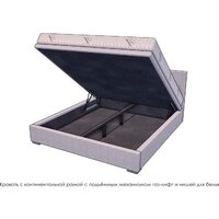 Кровать Elmax Неаполь 180x200 с ПМ Газ-лифт Континентальная рама (Glory 19) - Превью изображения №3 — Интернет-магазин ПроЗаказ