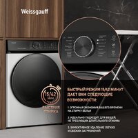 Стиральная машина Weissgauff WM 59411 Direct Drive Inverter Steam - Превью изображения №7 — Интернет-магазин ПроЗаказ