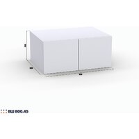 Шкаф распашной Кастанье Модерн ВШ 800.45 (белый) - Превью изображения №3 — Интернет-магазин ПроЗаказ