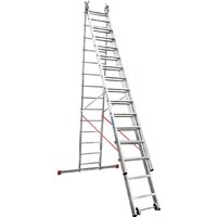 Лестница-стремянка Новая высота NV 523 трёхсекционная индустриальная 3x14 ступеней - Превью изображения №5 — Интернет-магазин ПроЗаказ