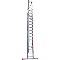 Лестница-стремянка Новая высота NV 523 трёхсекционная индустриальная 3x14 ступеней - Превью изображения №4 — Интернет-магазин ПроЗаказ