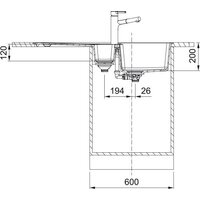 Кухонная мойка Franke Centro CNG 651-100 114.0710.222 (кофе) - Превью изображения №4 — Интернет-магазин ПроЗаказ