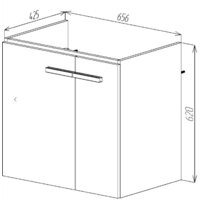 Viant Тумба под умывальник Мюнхен Como 70 VMUN70COH-T2STP - Превью изображения №5 — Интернет-магазин ПроЗаказ
