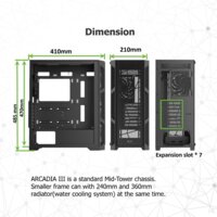 Корпус Raijintek Arcadia III - Превью изображения №5 — Интернет-магазин ПроЗаказ