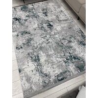 Ковер для жилой комнаты Radjab Carpet Амаль Прямоугольник 0901A 13578 (2x2.9, Grey/D.Green) - Превью изображения №4 — Интернет-магазин ПроЗаказ