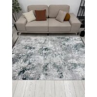 Ковер для жилой комнаты Radjab Carpet Амаль Прямоугольник 0901A 13578 (2x2.9, Grey/D.Green) - Превью изображения №3 — Интернет-магазин ПроЗаказ