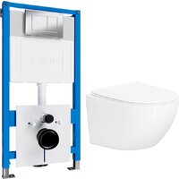 Lauter Sulzdorf с микролифтом и кнопкой смыва 219701J (белый/хром)