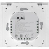 Выключатель Aqara Smart Wall Switch H1 одноклавишный без нейтрали (белый) - Превью изображения №3 — Интернет-магазин ПроЗаказ