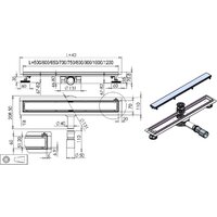 Трап/канал Roxen Supra GunMetal 91050-60GM - Превью изображения №7 — Интернет-магазин ПроЗаказ