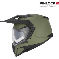 Мотошлем Acerbis Assault 0026643.582.064 (M, армейский зеленый) - Превью изображения №3 — Интернет-магазин ПроЗаказ