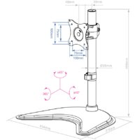 Подставка для монитора Arm Media LCD-T51 - Превью изображения №2 — Интернет-магазин ПроЗаказ