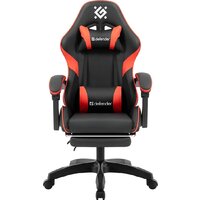 Игровое (геймерское) кресло Defender Serenity (черный/красный) - Превью изображения №2 — Интернет-магазин ПроЗаказ