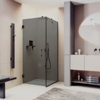 Душевой уголок MaybahGlass MGY-1309-6 (графитовое стекло/черный) - Превью изображения №2 — Интернет-магазин ПроЗаказ