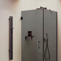 Душевой уголок MaybahGlass MGY-1309-6 (графитовое стекло/черный) - Превью изображения №3 — Интернет-магазин ПроЗаказ
