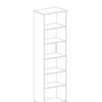 Шкаф-витрина Мебельград Ницца 1 дв (дуб вотан) - Превью изображения №4 — Интернет-магазин ПроЗаказ