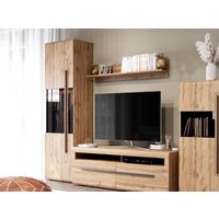 Шкаф-витрина Мебельград Ницца 1 дв (дуб вотан) - Превью изображения №3 — Интернет-магазин ПроЗаказ