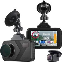 Видеорегистратор-радар детектор-GPS информатор (3в1) Roadgid Premier 4 2CH (set 2) - Превью изображения №2 — Интернет-магазин ПроЗаказ