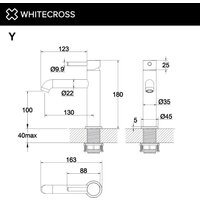 Смеситель Whitecross Y1211CPB - Превью изображения №3 — Интернет-магазин ПроЗаказ