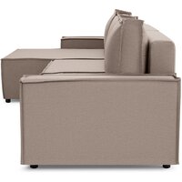 Угловой диван Mio Tesoro Дюссельдорф 293 1.5ек-1.5ек-1.5пф (1176 Savanna Plus Mocca) - Превью изображения №3 — Интернет-магазин ПроЗаказ