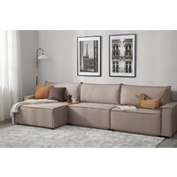 Угловой диван Mio Tesoro Дюссельдорф 293 1.5ек-1.5ек-1.5пф (1176 Savanna Plus Mocca) - Превью изображения №13 — Интернет-магазин ПроЗаказ
