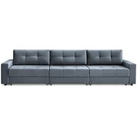 Диван Mio Tesoro Манчестер 292 1.5ек-1.5ек-1.5ек (968 серый) - Превью изображения №2 — Интернет-магазин ПроЗаказ