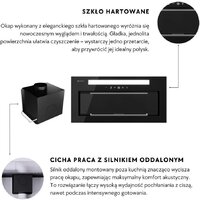 Кухонная вытяжка Globalo Silentio 60.2 Black + Turbina TW 2.1 - Превью изображения №3 — Интернет-магазин ПроЗаказ