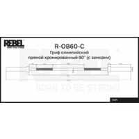 Гриф для штанги Rebel R-OB60-C - Превью изображения №5 — Интернет-магазин ПроЗаказ