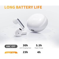 Наушники QCY AilyBuds Pro (белый) - Превью изображения №5 — Интернет-магазин ПроЗаказ