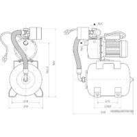Насосная станция Wilo Jet HWJ 20 L 204 (1~230 В) - Превью изображения №2 — Интернет-магазин ПроЗаказ