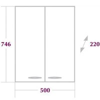  Onika Шкаф Кредо 50 [305001] - Превью изображения №4 — Интернет-магазин ПроЗаказ