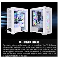 Корпус Thermaltake CTE T500 TG ARGB Snow CA-1X8-00F6WN-01 - Превью изображения №3 — Интернет-магазин ПроЗаказ