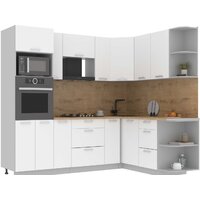 Интерлиния Мила Лайт 1.68x2.4 правая (белый платинум/белый платинум/дуб бунратти)