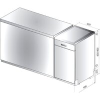 Отдельностоящая посудомоечная машина Whirlpool WSFO 3O34 PF - Превью изображения №2 — Интернет-магазин ПроЗаказ