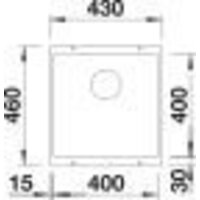 Кухонная мойка Blanco Subline 400-U 527166 (мягкий белый) - Превью изображения №9 — Интернет-магазин ПроЗаказ