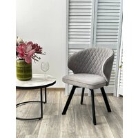 Стул с подлокотниками M-City Skat 670M05312 (B22 cерый/черный) - Превью изображения №2 — Интернет-магазин ПроЗаказ