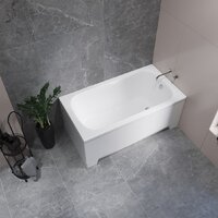 Ванна Lauter Sophia 130 21205130 (с ножками и сифоном 21Y11010 хром) - Превью изображения №8 — Интернет-магазин ПроЗаказ