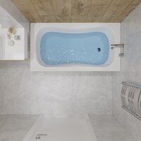 Ванна Lauter Sophia 130 21205130 (с ножками и сифоном 21Y11010 хром) - Превью изображения №17 — Интернет-магазин ПроЗаказ